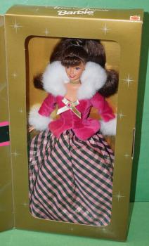 Mattel - Barbie - Winter Rhapsody - Brunette - кукла (Avon)